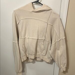 Aerie Cream Hooded Jacket